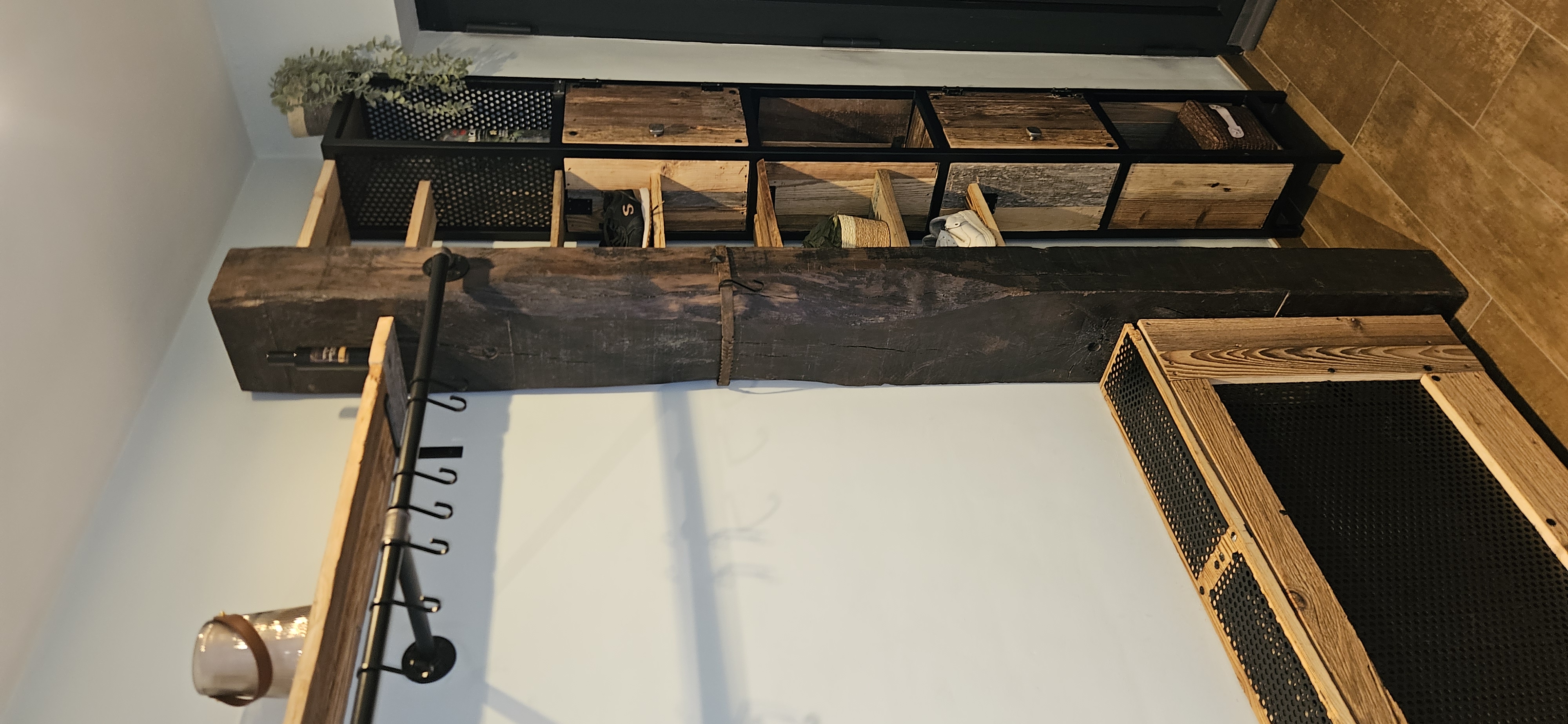 Vestiare - Interieurkast Barnwood & Staal